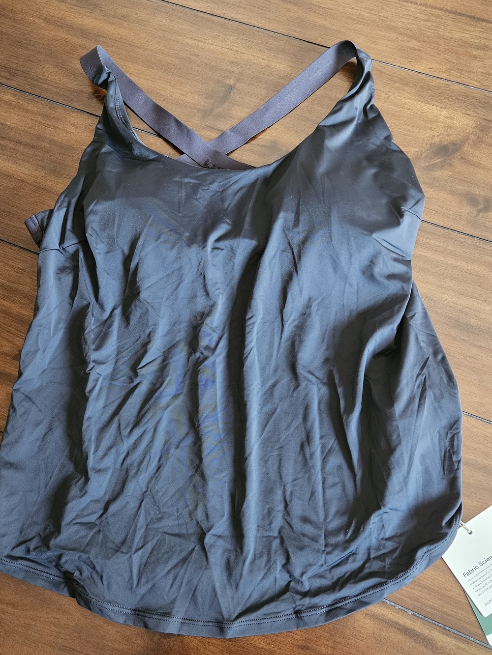 HALARA Black Built In Bra Athletic Tank Top